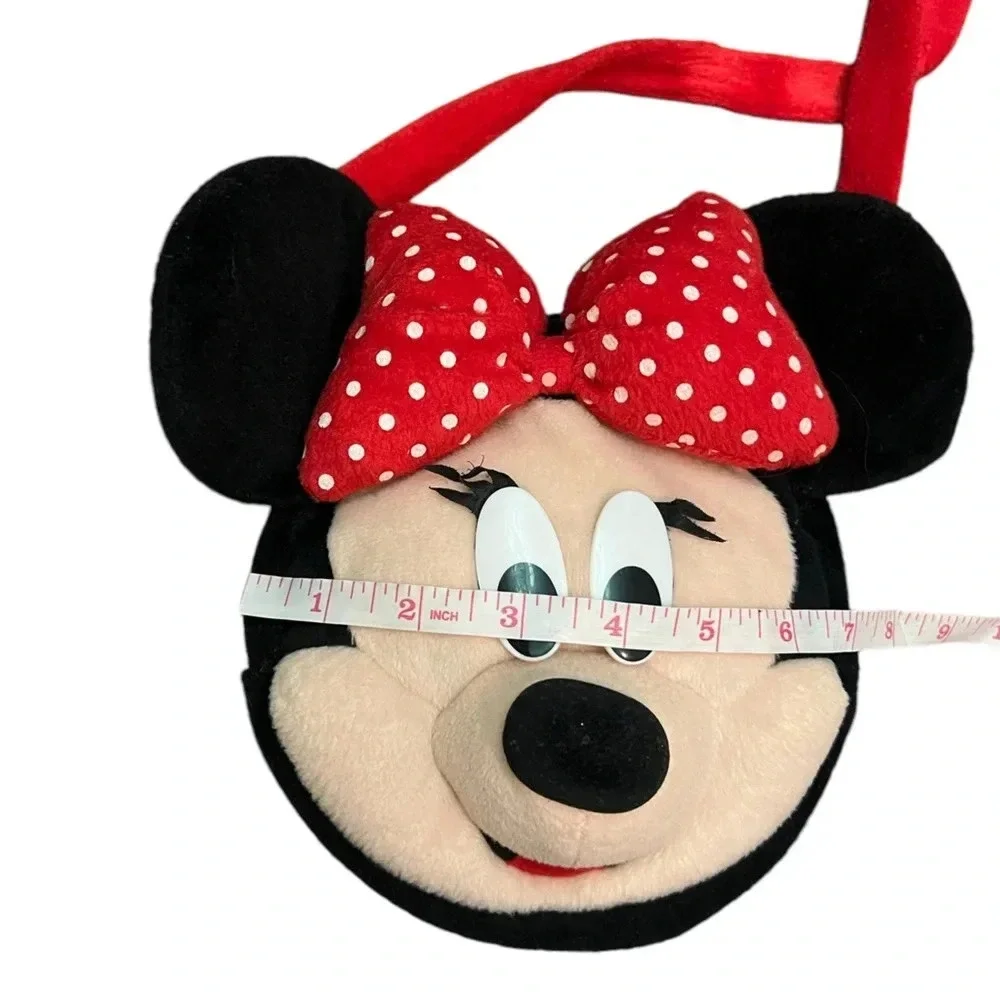 Disney Mickey’s Stuff for Kids - Minnie Mouse Plush Head Zip-Up Purse for Kids